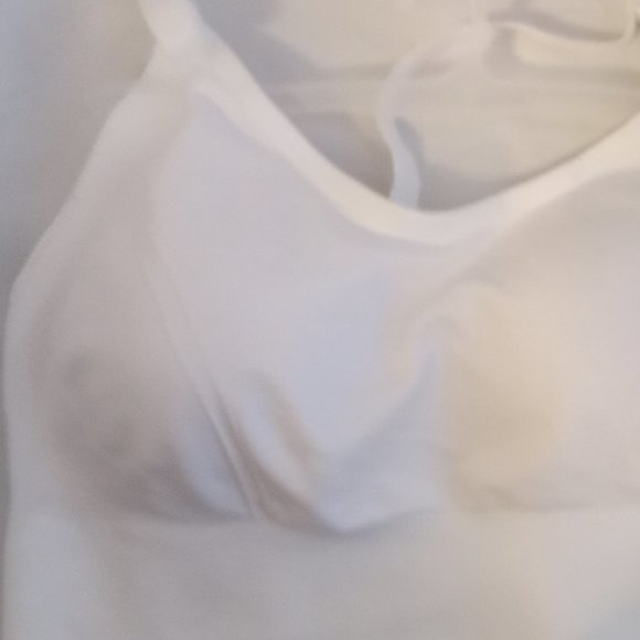 Bras Seamless Adjustable Sports NWT 2 Bras as Set White & Navy Blue - Picture 6 of 10